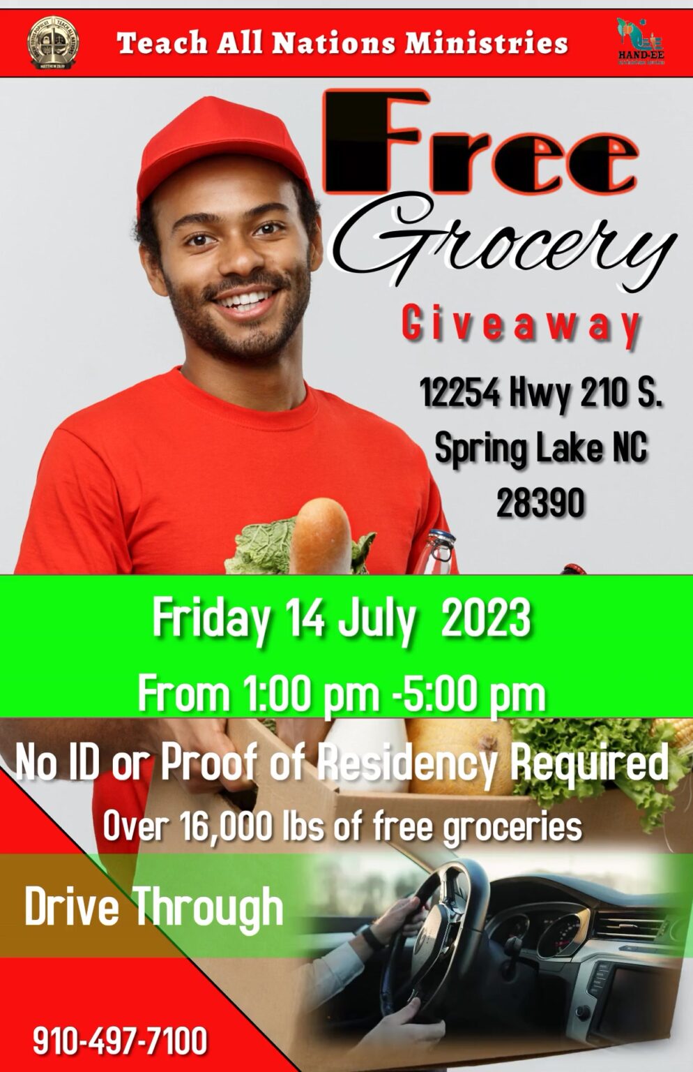 FREE GROCERY GIVEAWAY Town of Spring Lake Town of Spring Lake